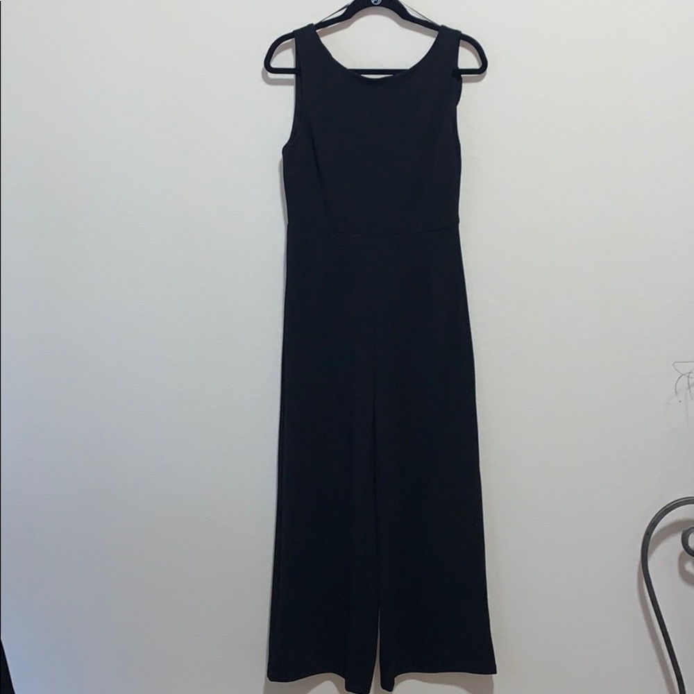 Black jumpsuit.